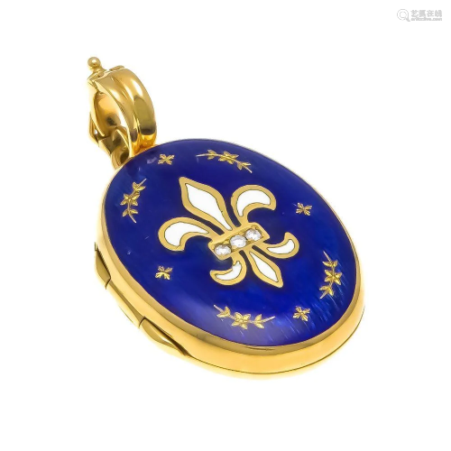FabergÃ© medallion gold 750/000