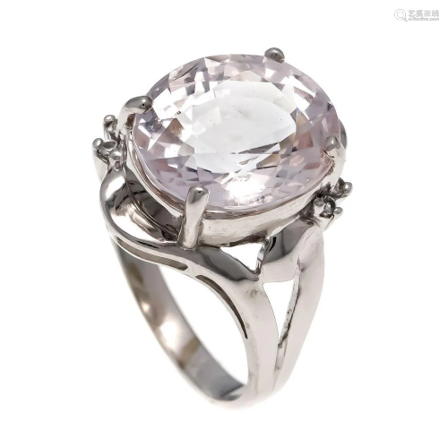 Morganite ring WG 750/000 with