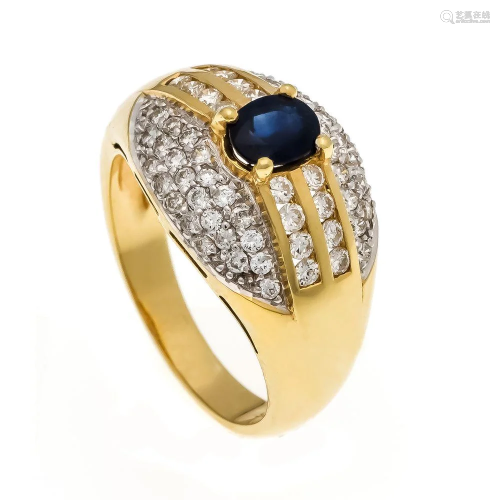 Sapphire-brilliant ring, GG 58