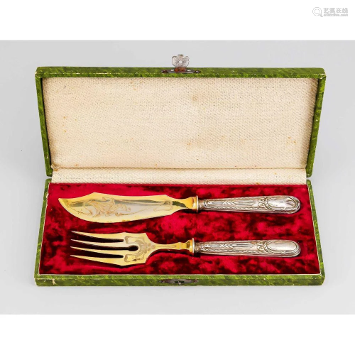 Two-piece fish serving set, ar