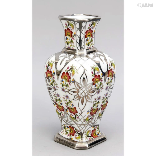 Vase, Bohemia, 20th century, b