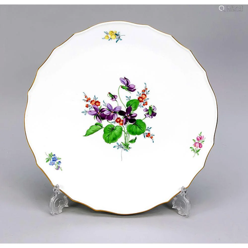 Cake plate, Meissen, after 195