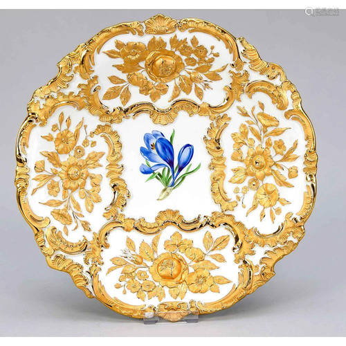 Splendid bowl, Meissen, mark a