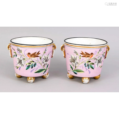 Pair of cachepots, Carl Tielsc