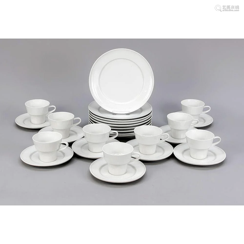 Nine place settings, 30 pieces