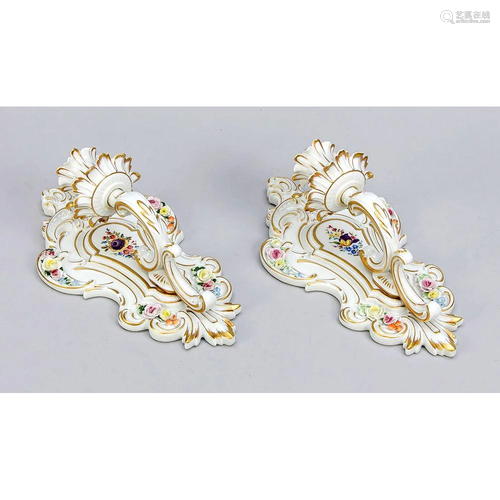 Pair of wall appliquÃ©s / candl