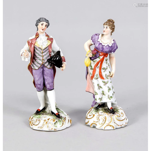 Galantes Paar, Meissen-Imitati