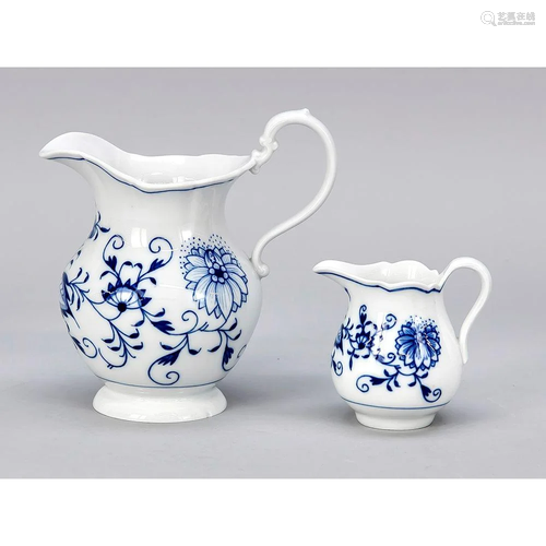 Two creamer, Meissen, after 19