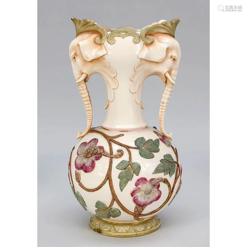 Art Nouveau vase, Rudolstadt-V