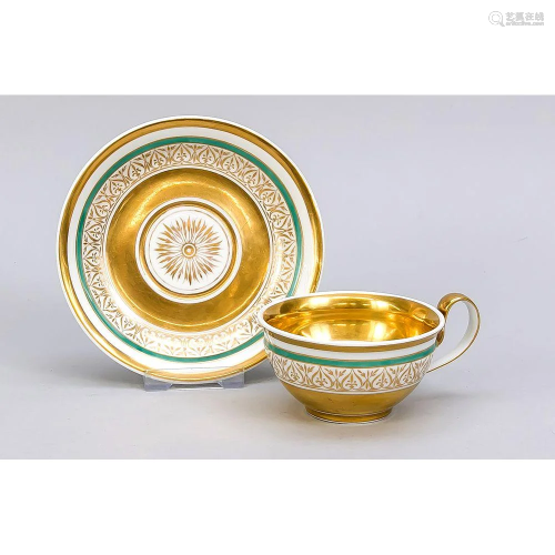 Tea cup with saucer, KPM Berli