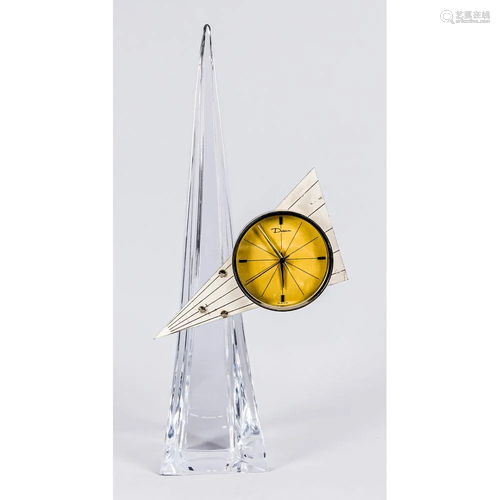 Table clock, France, 1970s, Da