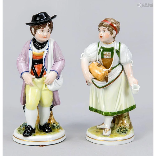 Peasant couple, Ludwigsburg, l