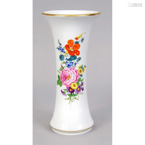 Pole vase, Meissen, 1970s, 1st