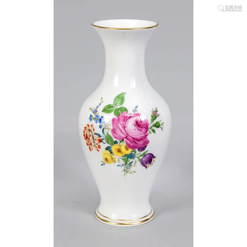 Vase, Meissen, 2. H. 20. Jh.,