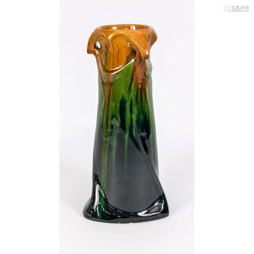 Jugendstil-Vase, Keramik Anf.