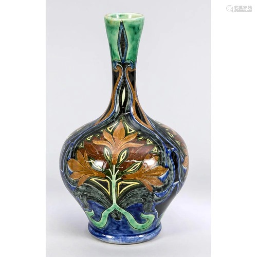 Jugendstil-Vase, De Distel, Am