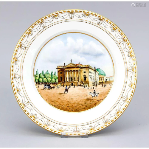View plate with the opera hous