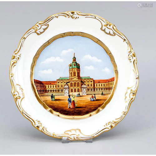 View painting plate, Schumann