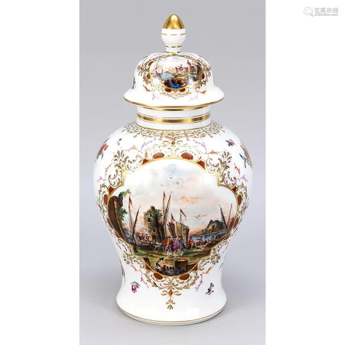 Lidded vase, Carl Thieme in Po