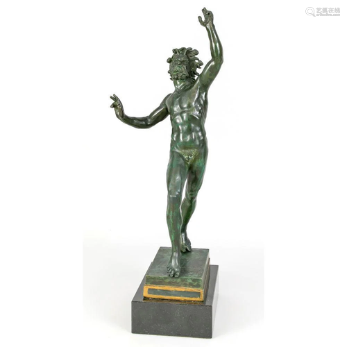 Statuette of the dancing satyr