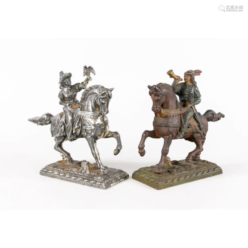 Two equestrian figures from th