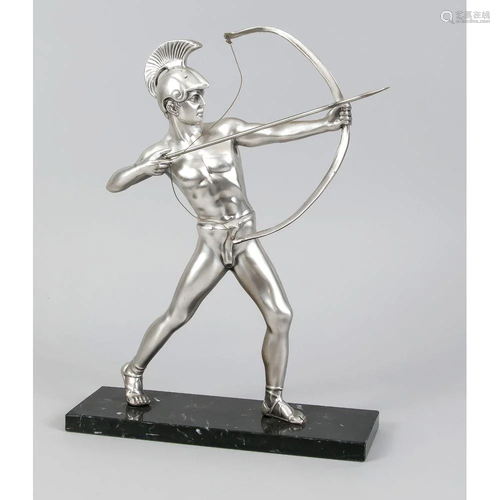 Sculpture of a Roman archer, w