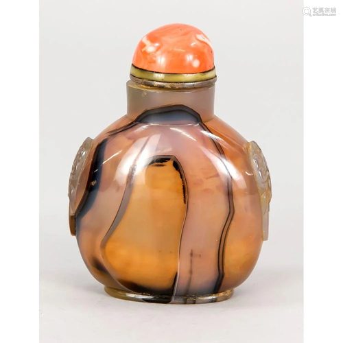 Snuffbottle, China, 19. Jh., b