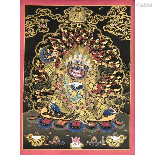 Tibetan Thangka, 20th century,