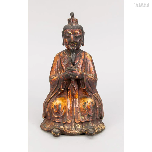 Bronzefigur eines daoistischen