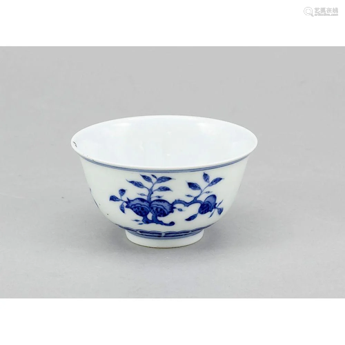 Small bowl, China, probably 18