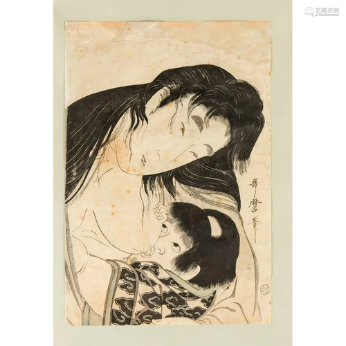 Kitagawa Utamaro, Farbholzschn