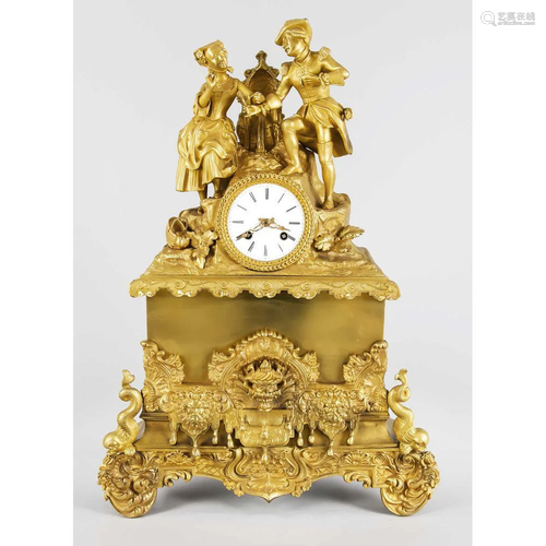 groÃŸe Empire Figurenpendule, 1