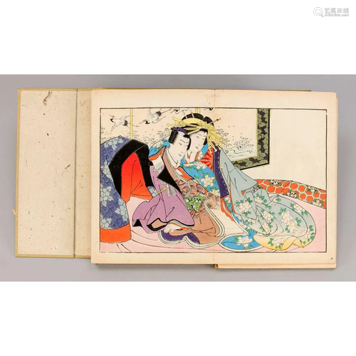 Shunga-Leporello, Japan, 19. J