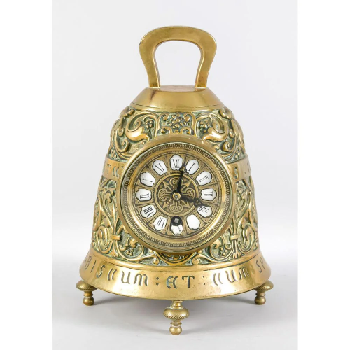 Bronzeuhr in Glockenform, Ziff