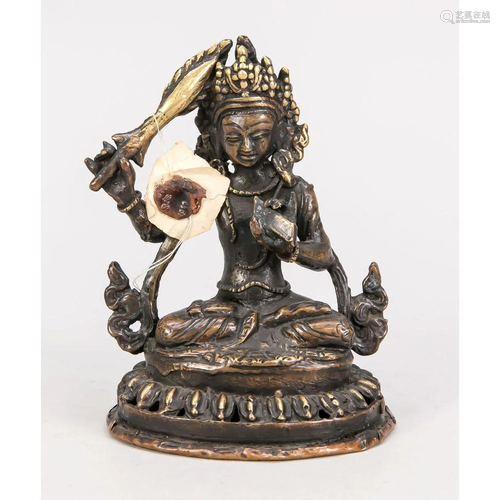 Kleine Figur des Manjushri (Bo