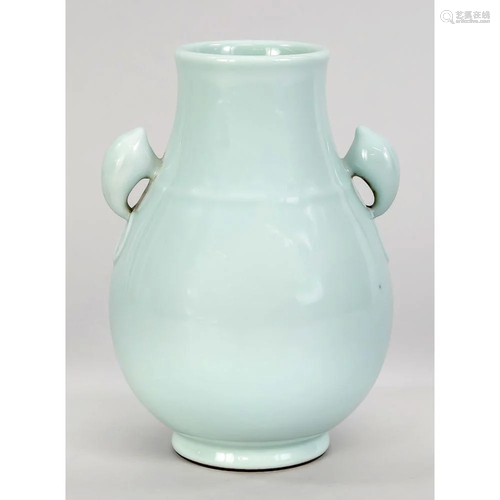 Hu-Vase, China, 19. Jh., monoc