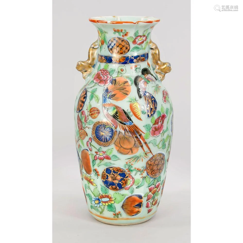 Famille-Rose-Vase, China (Kant