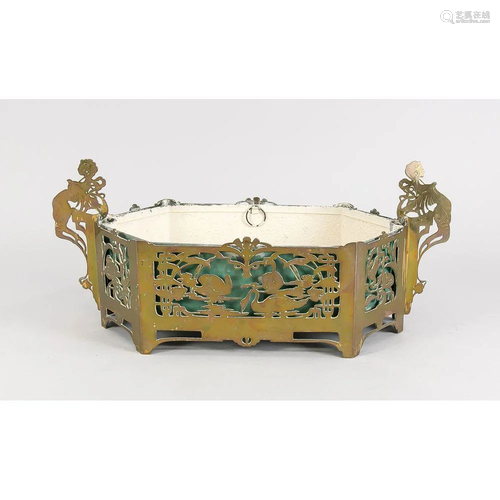 Jugendstil-Jardiniere um 1900,