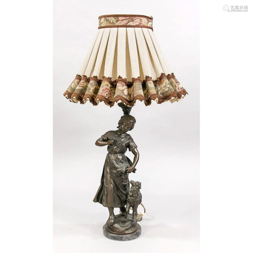 FigÃ¼rliche Tischlampe um 1930,