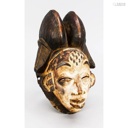 Maske, Afrika (wohl Gabun), wo