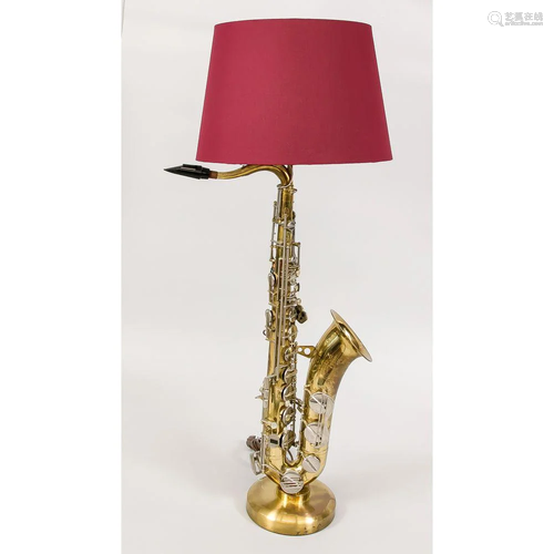 Tenorsaxophon-Lampe, 20. Jh. (