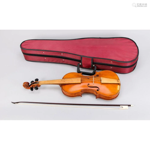 Baroque violin after the model