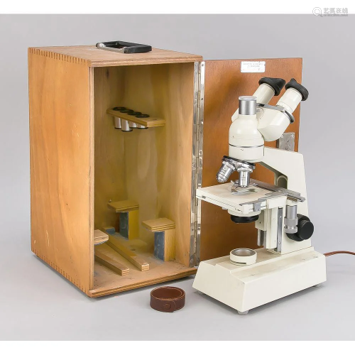 Mikroskop mit Transportbox, De