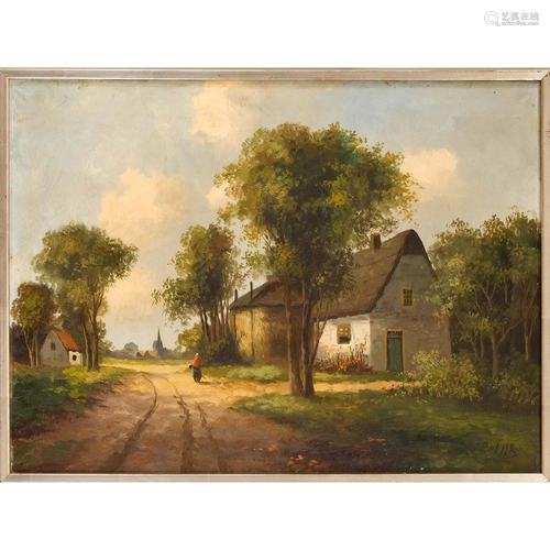 P. v. Dijk, Dutch landscape pa