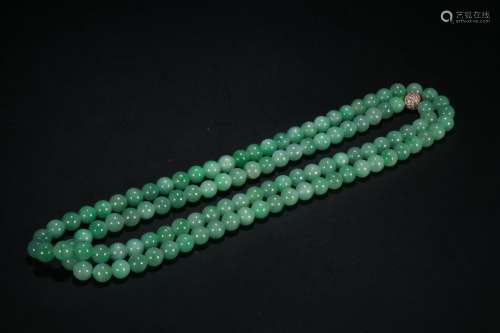 Old Collection：A Jadeite Prayer Beads