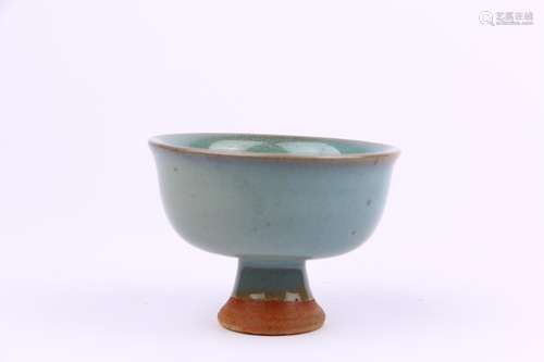 A Jun Kiln Stem Zhan Cup  in the Eleventh Century