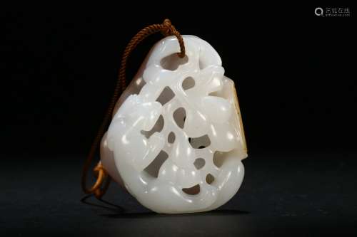 Old Collection A Hetian Jade Pebble Pendant  Represents 