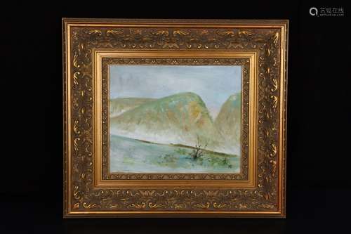 Old Collection:Su Tianci Style,Oil Painting of Mountains