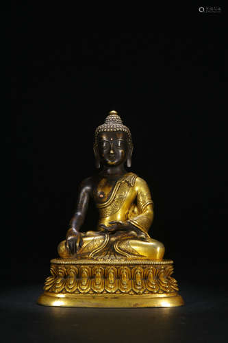 Old Collection：A Gilt Statue of Sakyamuni