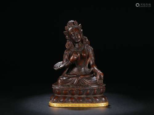 Old Collection：An Eaglewood Guanyin Statue